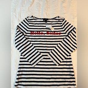 New with tags, jcrew boat neck top